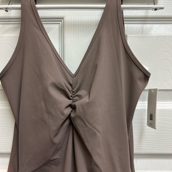 SPANX Deep Dive Booty Boost Jumpsuit Smoke Size Medium NWT - Picture 2 of 9